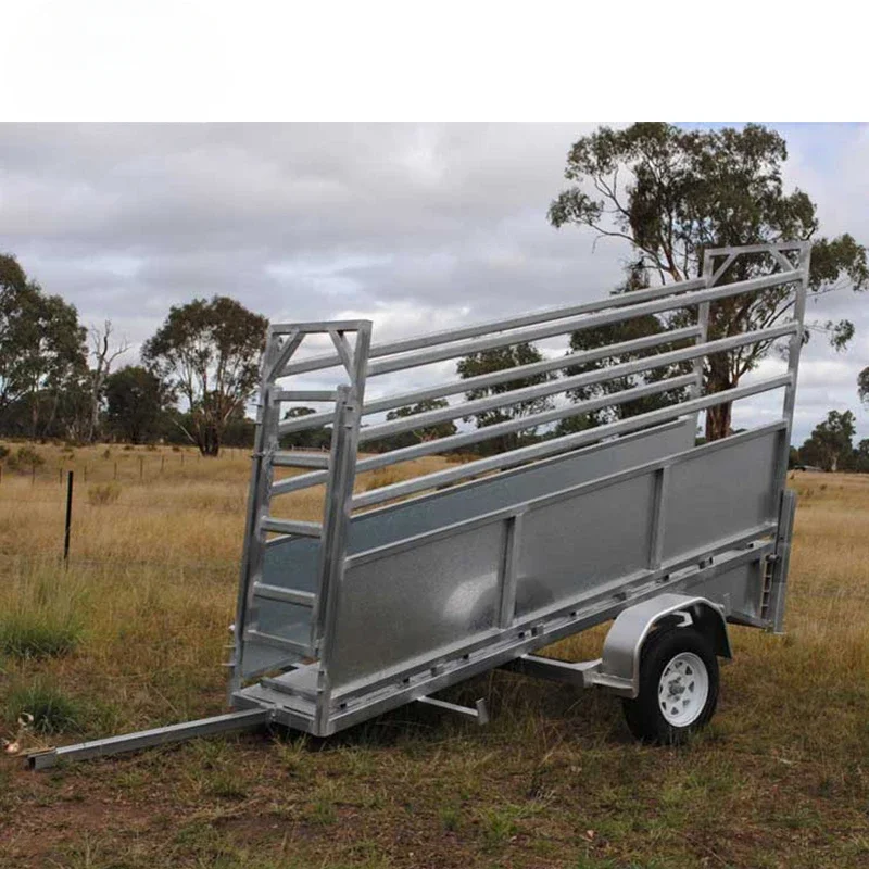 hot dipped galvanized portable metal farm yard sheep goat cow loading ramp with livestock equipment