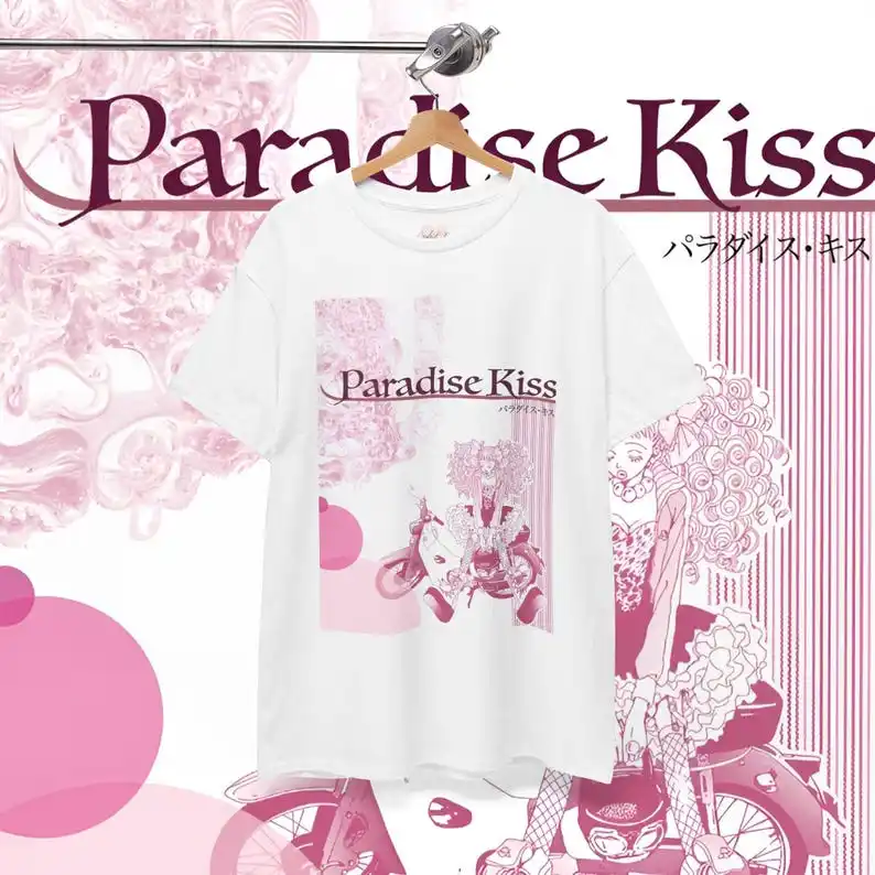 Paradise Kiss Shirt Vintage Anime T-Shirt Retro Anime Merch Unisex Shirts