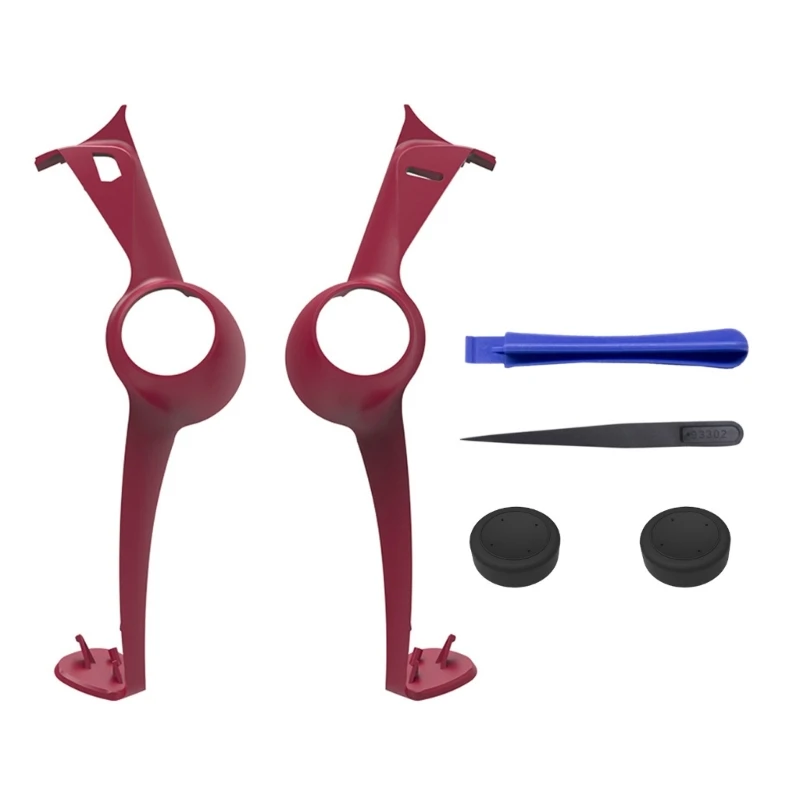 Game Console Decorative Trim Strips with Thumb Caps for Portal Console Replacement Trim Strips Game Part