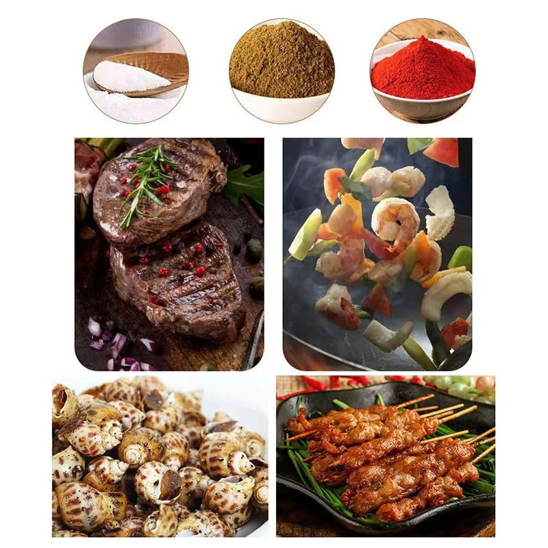 برطمانات توابل من الفولاذ المقاوم للصدأ ، هزاز ملح الشواء ، زجاجة توابل الفلفل ، حاوية تخزين التوابل المنزلية ، إكسسوارات المطبخ