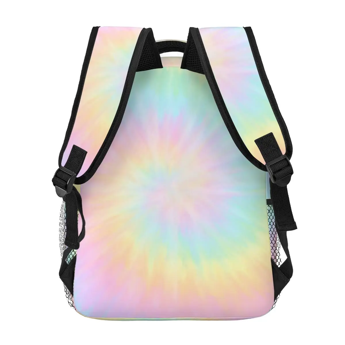 Tie Dye Pastel Wallpaper Mochilas para Meninos e Meninas, Mochilas Escolares para Crianças, Mochila Laptop dos Desenhos Animados, Bolsa de Ombro, Grande Capacidade