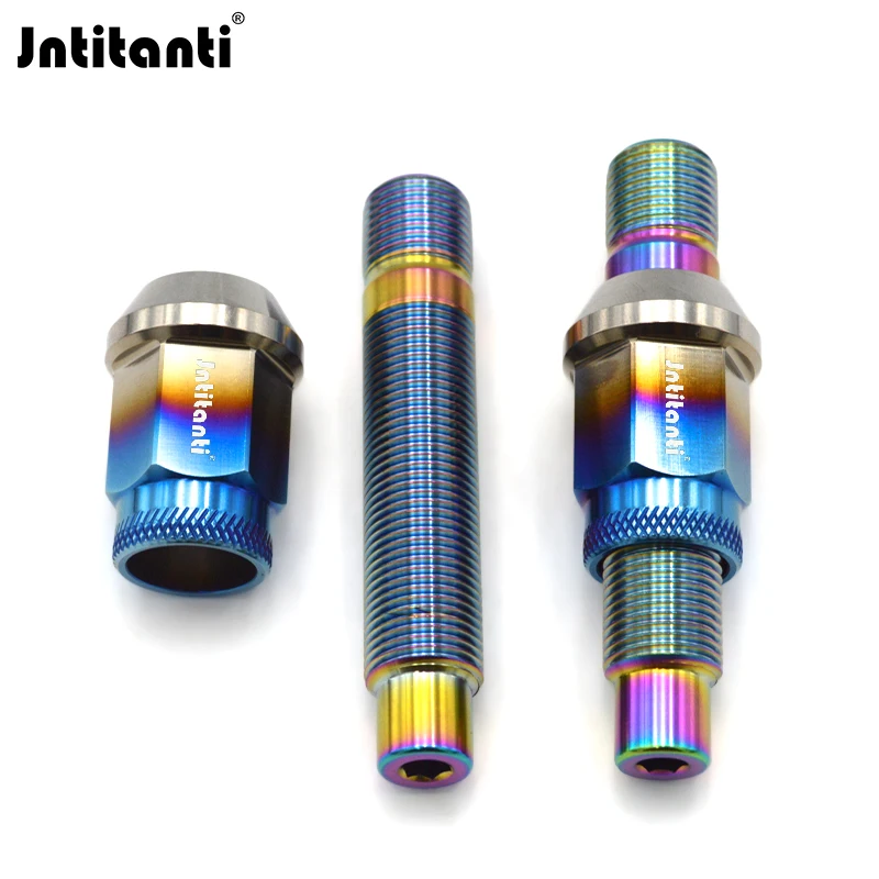 

Jntitanti Gr.5 комплект титановых шпилек, комплекты шпилек для колес, гоночные детали M14*1,25 мм для BMW MINI Rolls-royers Racing