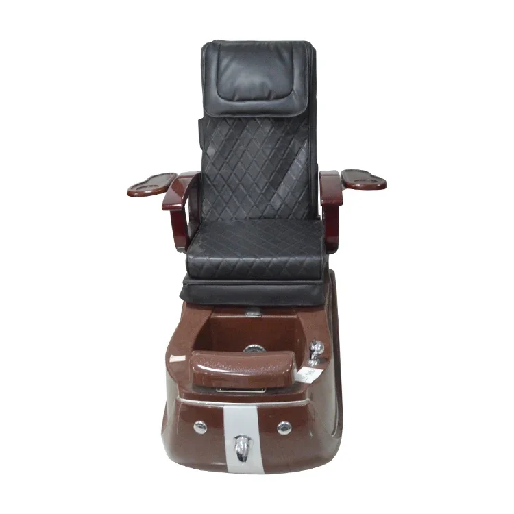 Electric Nail Scrubbing Chair Pedicure Care Pedicure Couch Reclining Massage Integrated with Basin Foot Washing