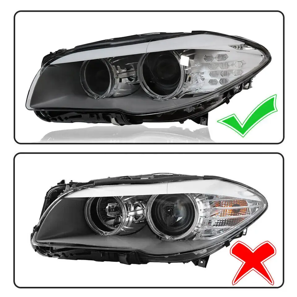 For 2011 12 2013 Bmw 5 Series F10 528i 535i 550i Xenon Headlight Right Passenger Right Side