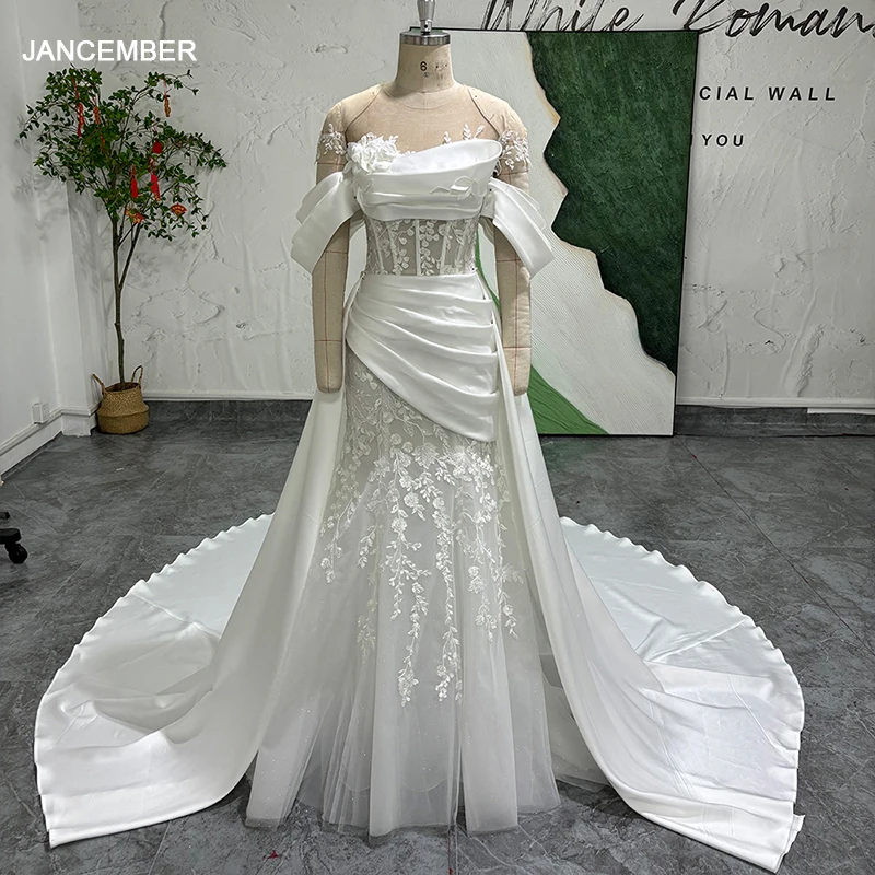 

Scoop Halter Evening Dress Cap Sleeves Mermaid Prom Gown Floor Length Lace Birthday Party Dresses Customized vestido de novia