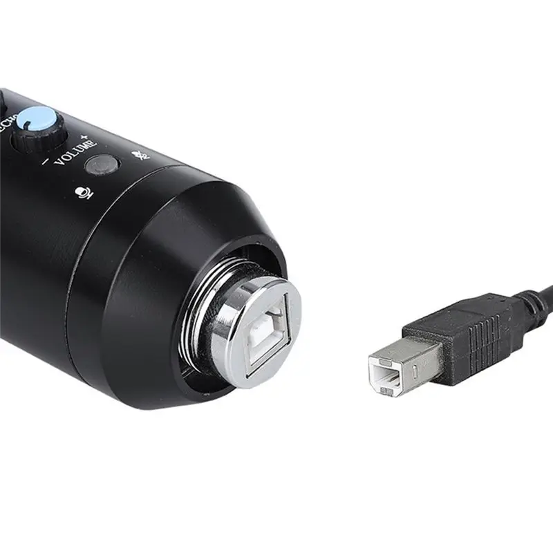 A69Z USB Condenser Microphone USB Computer Recording Live Gaming Video Conference Microphone for Laptop Desktop PC