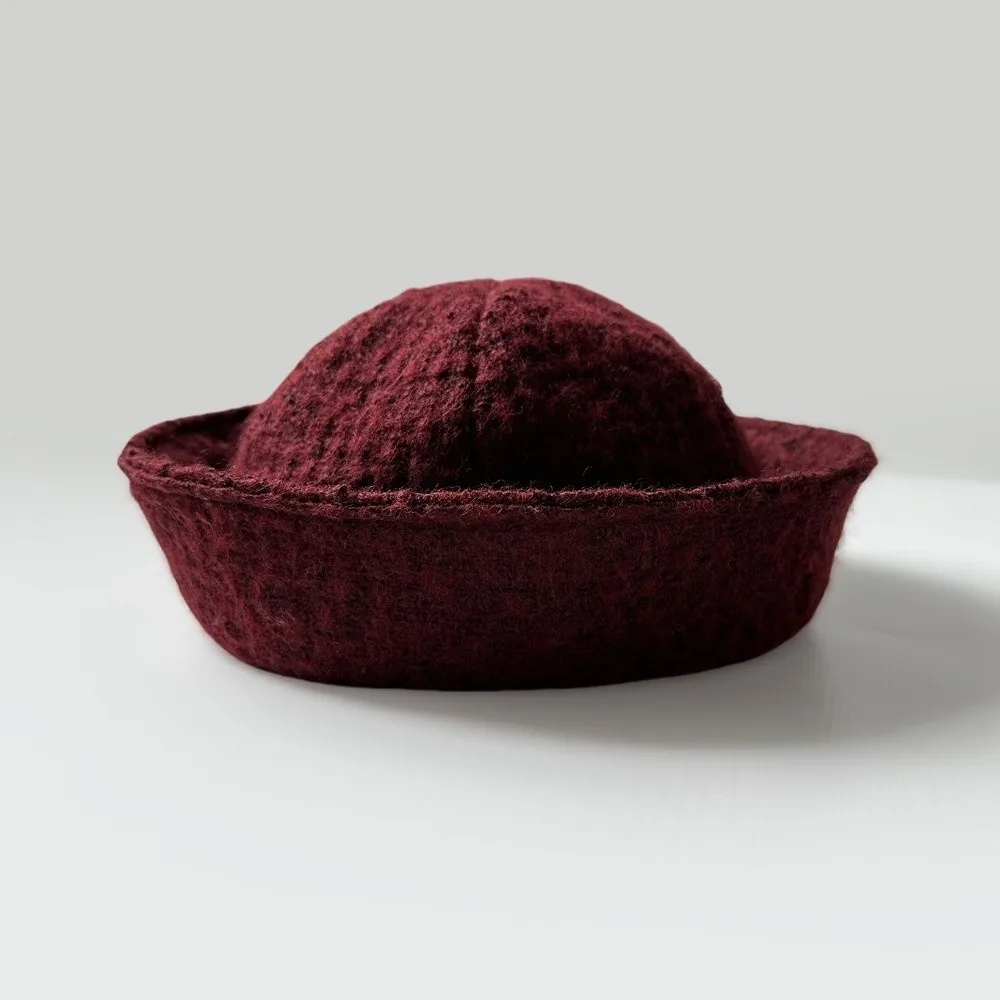 

Fashion Retro Berets Sweet Versatile Nurse Caps Naval Style Hat Women