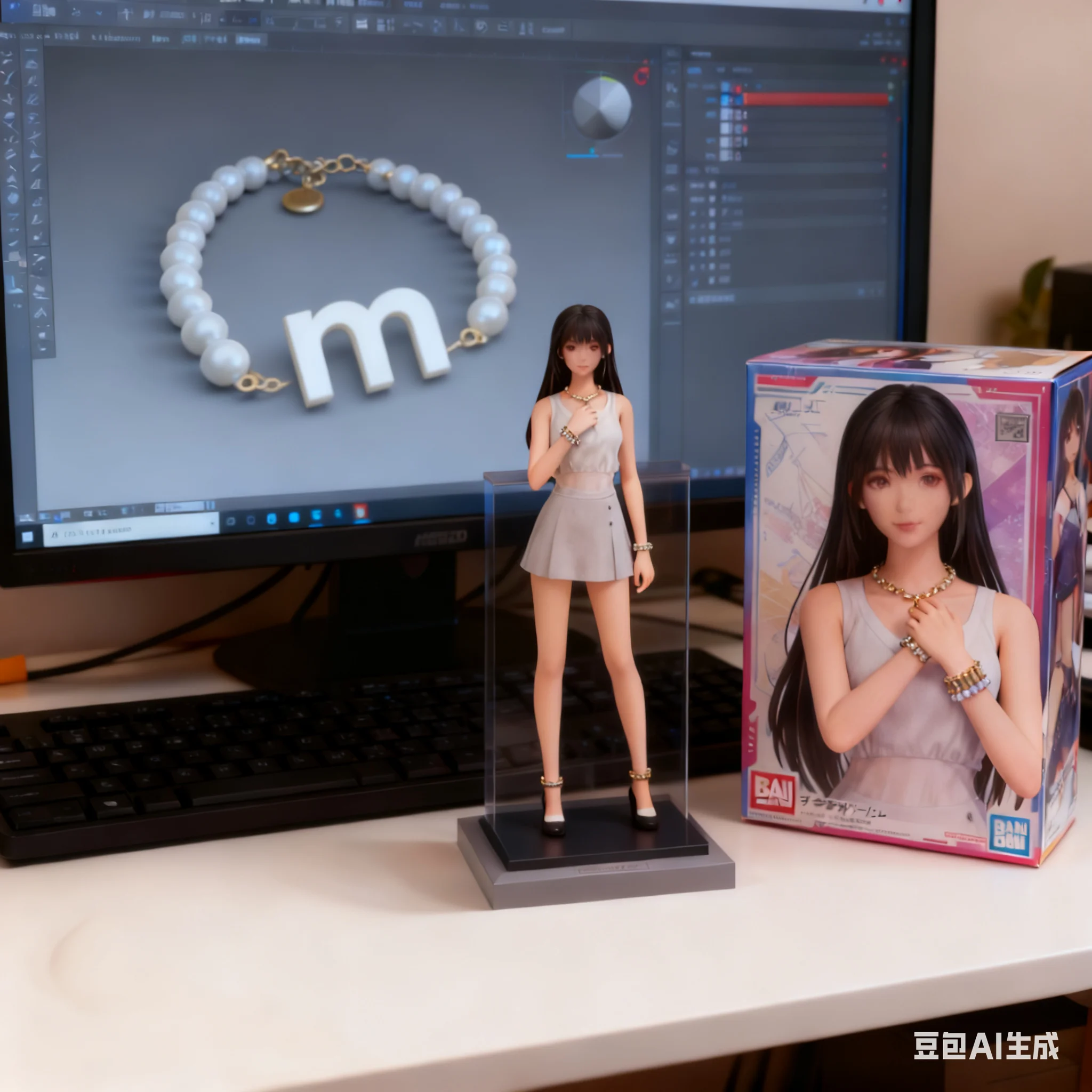 Модный браслет с жемчугом - модные позолоченные женские украшения, подвеска-подвеска с надписью «мини» Свяжитесь с продавцом для реальных фотографий