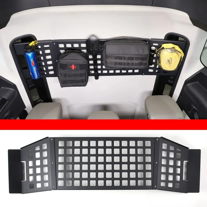 

For Land Rover Defender 110 130 2020-2024 Aluminum Alloy Black Car Trunk Roof Rack Storage Holder Bag Holder Car Accessories