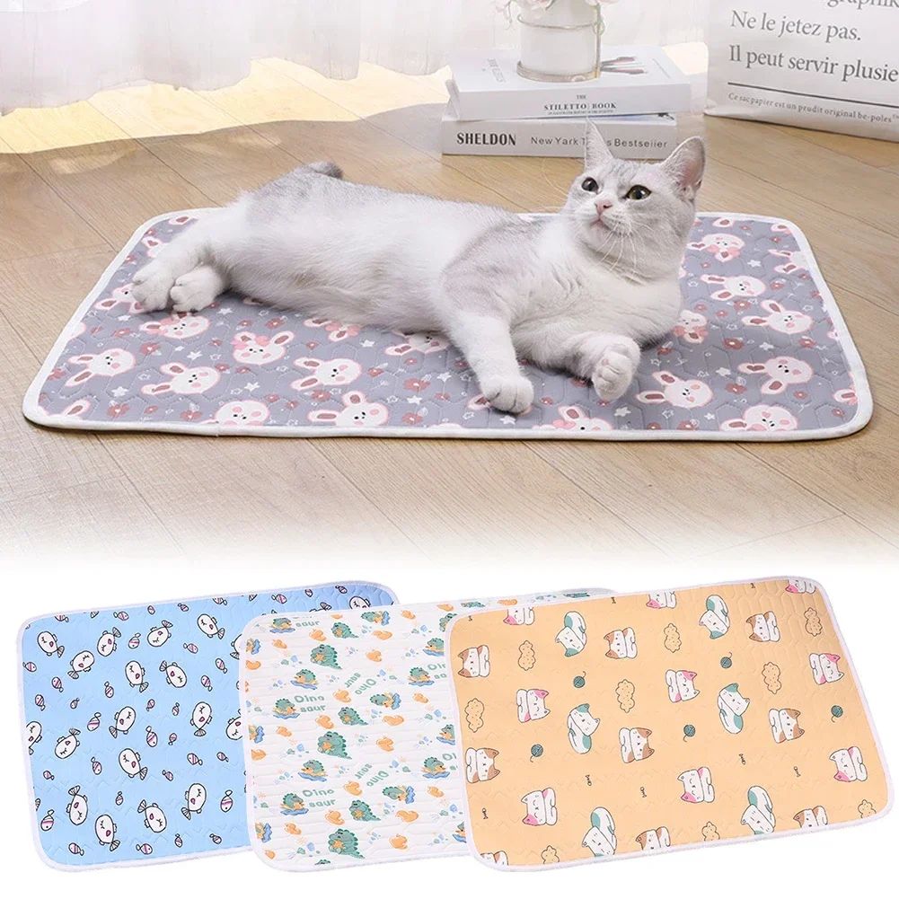 Estera transpirable de verano para perros, almohadilla refrescante de verano para perros, alfombrilla para sofá para gatos, almohadilla transpirable para mascotas para perros pequeños, medianos y grandes