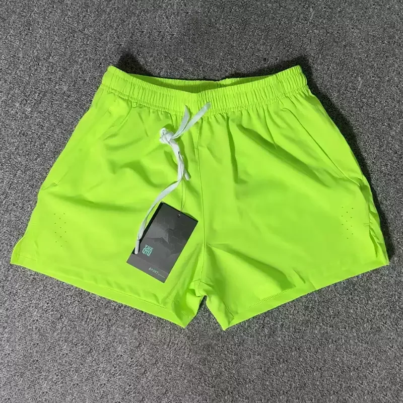 

Мужские шорты для бега из ледяного шелка, быстросохнущие, 3-дюймовые, легкие спортивные шорты для марафона, тренировок на треке и занятий спортом