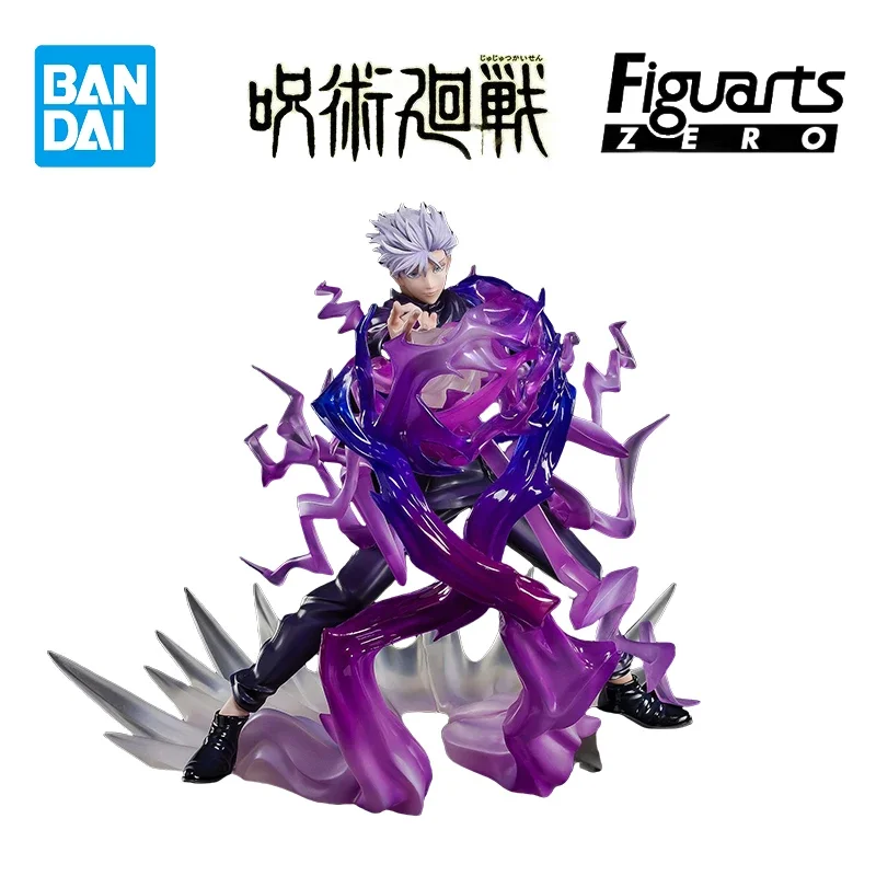 Original Bandai Jujutsu Kaisen Anime Figure Satoru Gojo Figuarts ZERO Action Figure Toys Doll for Kids Gifts Collectible Model