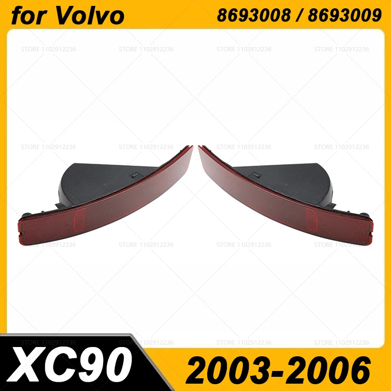 for 2003-2006 Volvo XC90 Rear Bumper Reflector Warning Reflective Strip 8693009 8693008