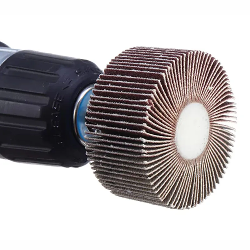 5/10Pcs Sanding Flap Disc Grinding Wheel Bit 6mm Shank 80 Grit 16/20/25/30/40/50~80mm For Rotary Tool Polishing Tool Accessories