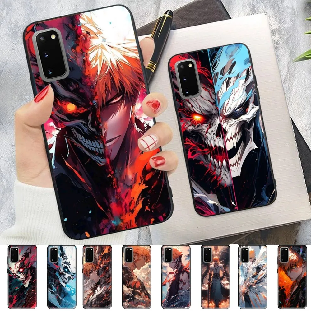 Anime Bleach Kurosaki Ichigo Phone Case For Samsung S 9 10 20 21 22 23 30 23plus lite Ultra FE S10lite Fundas