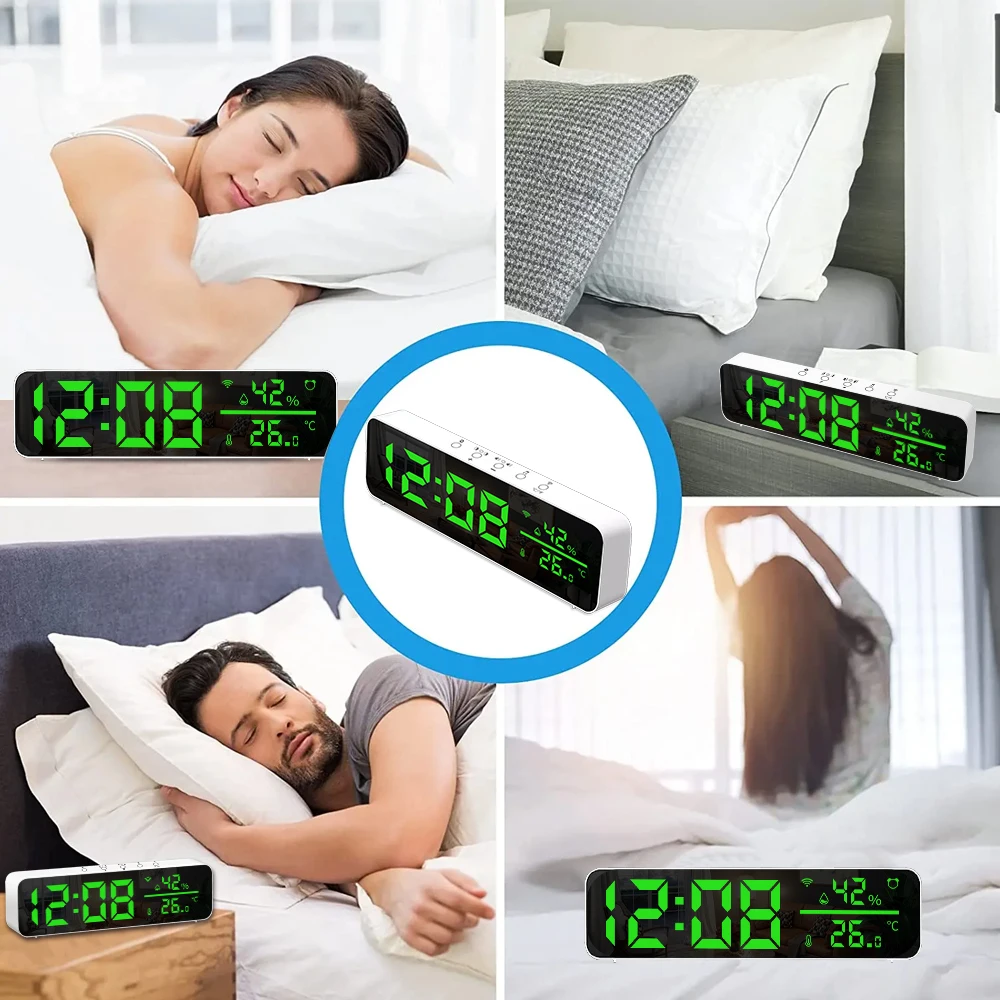 Tuya Smart Temperatur-Feuchtigkeitssensor WiFi/Zigbee mit Hintergrundbeleuchtung Innenhygrometer Thermometer Sprachsteuerung über Alexa Google – Detail 26