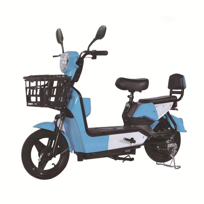 Bicicleta eléctrica de aleación de aluminio con freno de disco para adultos, bicicletas eléctricas de dos ruedas de velocidad Variable para desplazamientos o escolares