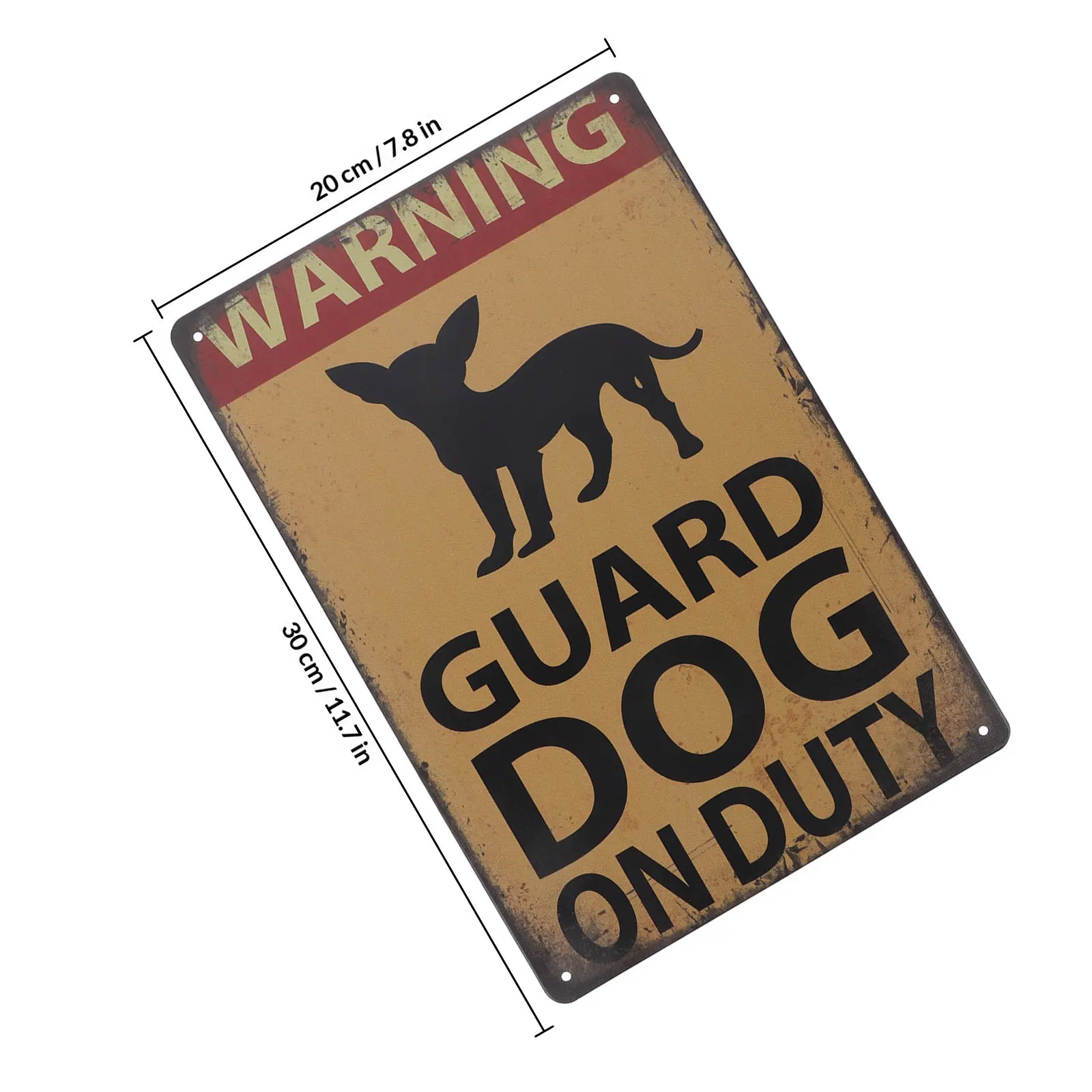 Beware of Dog Sign Funny Dangerous Fence Decorations in Yard Keep Gate Closed Signs Protection