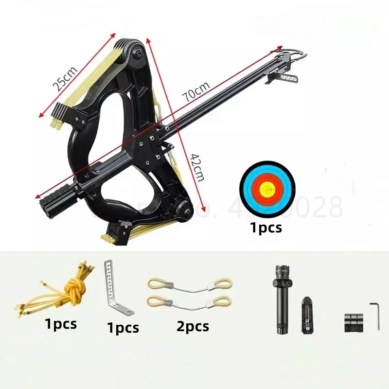 

Slingshot Laser All-metal Powershot Hunting Steel Ball Slingshot Composite Bow Mini Infrared Compound Bow Set 60LBS