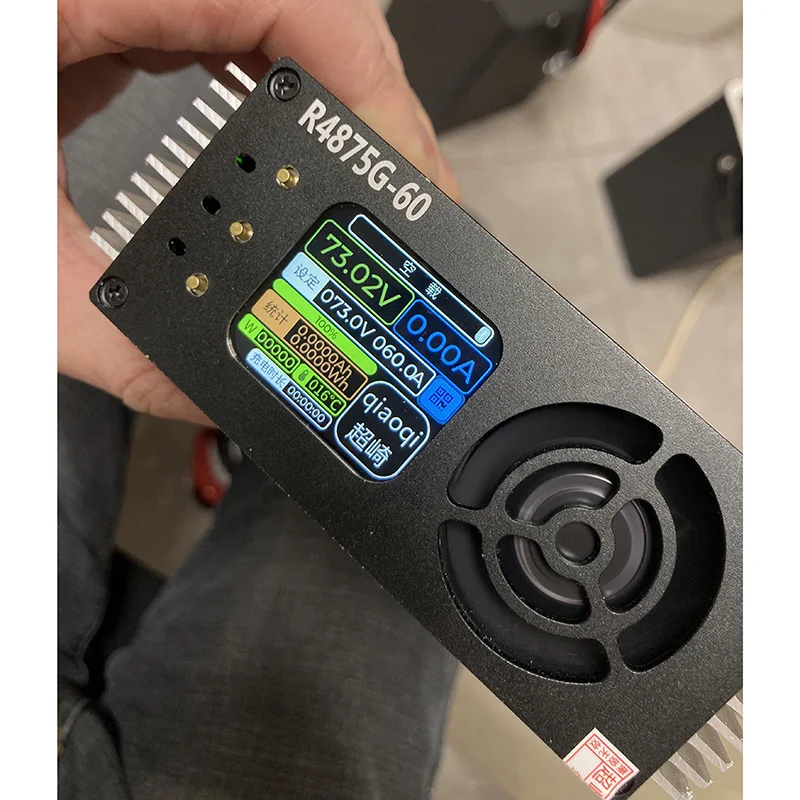 Lithium Battery Charger Bluetooth Current Voltage Adjustable Smart Fast 48V 60V 72V 84V 96V 120V 144V 168V 50A 60A