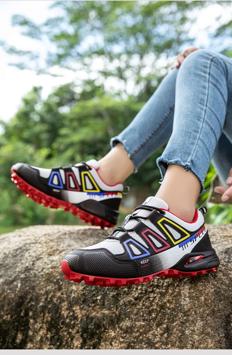 Wasserdichte Wanderschuhe für Herren, Outdoor-Trainer, Schnür-Kletterschuhe, Damen-Trekking-Sneaker, rutschfeste taktische Sneaker für die Jagd – Detail 15