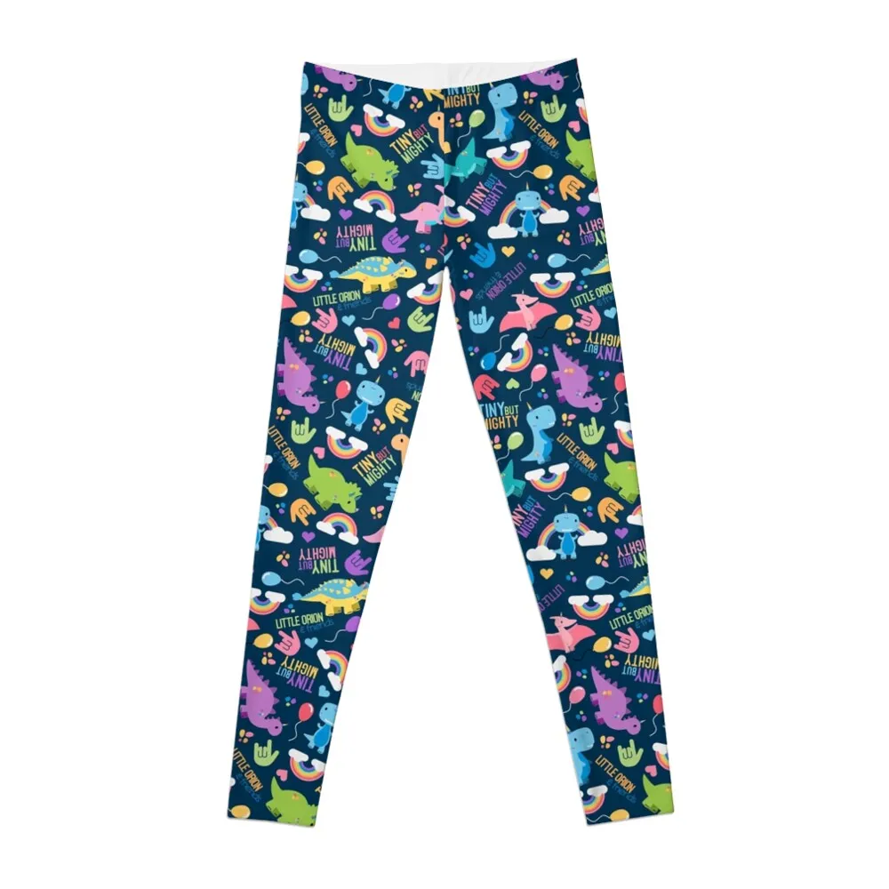 Little Orion and friends pattern 2 Leggings gym pants Legging sexy woman Womens Leggings