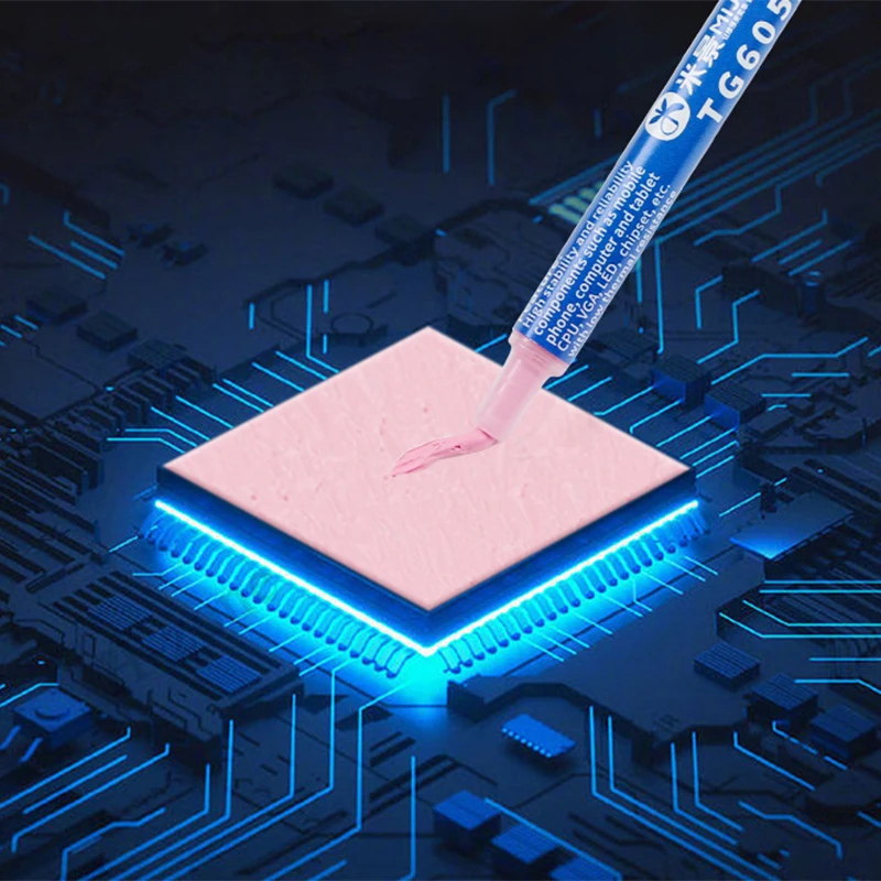 Mijing TG605 grasso termico in silicone cpu colla di raffreddamento in silicone scheda grafica per notebook grasso in silicone pasta termica per CPU