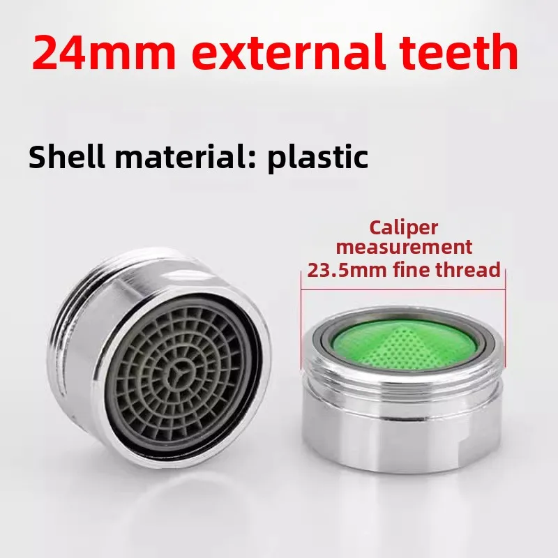 10 pz 24mm ABS Rubinetto Aeratore Rubinetto Del Bacino Filtro con Ugello di Miscelazione Chiave Rubinetto Limitatore di Flusso Ugello Filtro di Ricambio