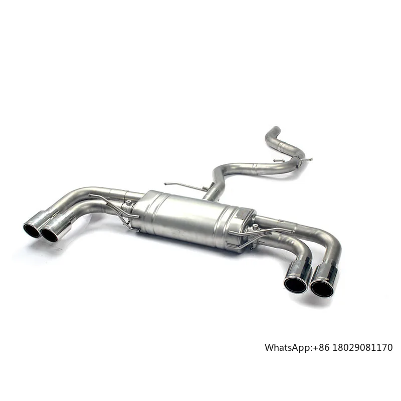 

High Performance Exhaust pipe For Audi TT MK1/Mk3/Mk2 2017-2024 Catback Exhaust Valved Exhaust Muffler Stainless Steel