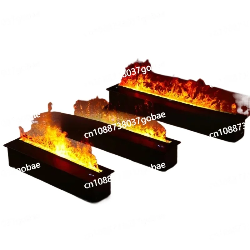 700MM Fireplace Modern Atomizing Furnace Humidifier Colorful Frame Power Supply Decorative Cold Flame Automatic Water Filling