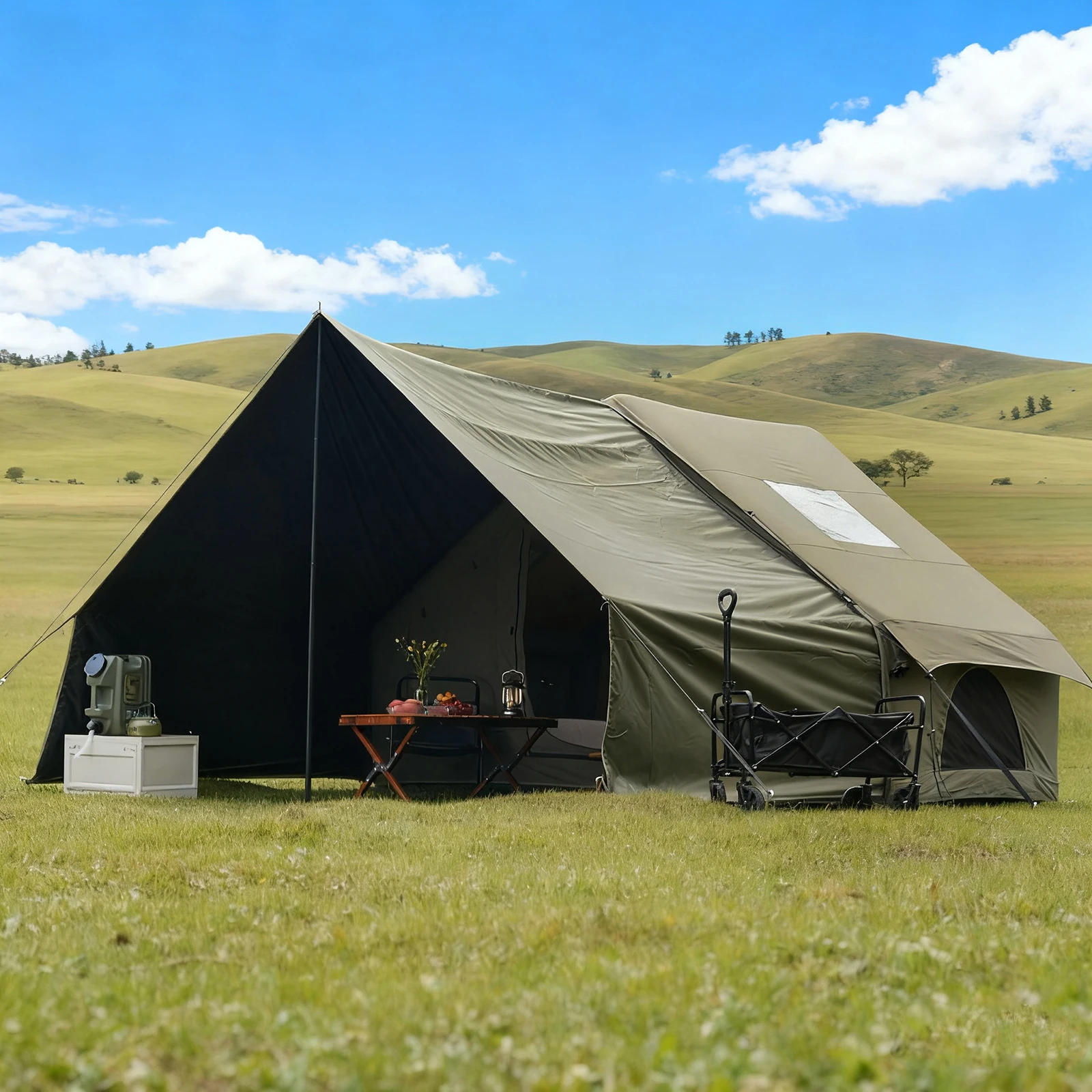 เต็นท์ PAKICETUS รุ่นอัพเกรด เ - Outdoor Hunting House บทวิจารณ์และราคา