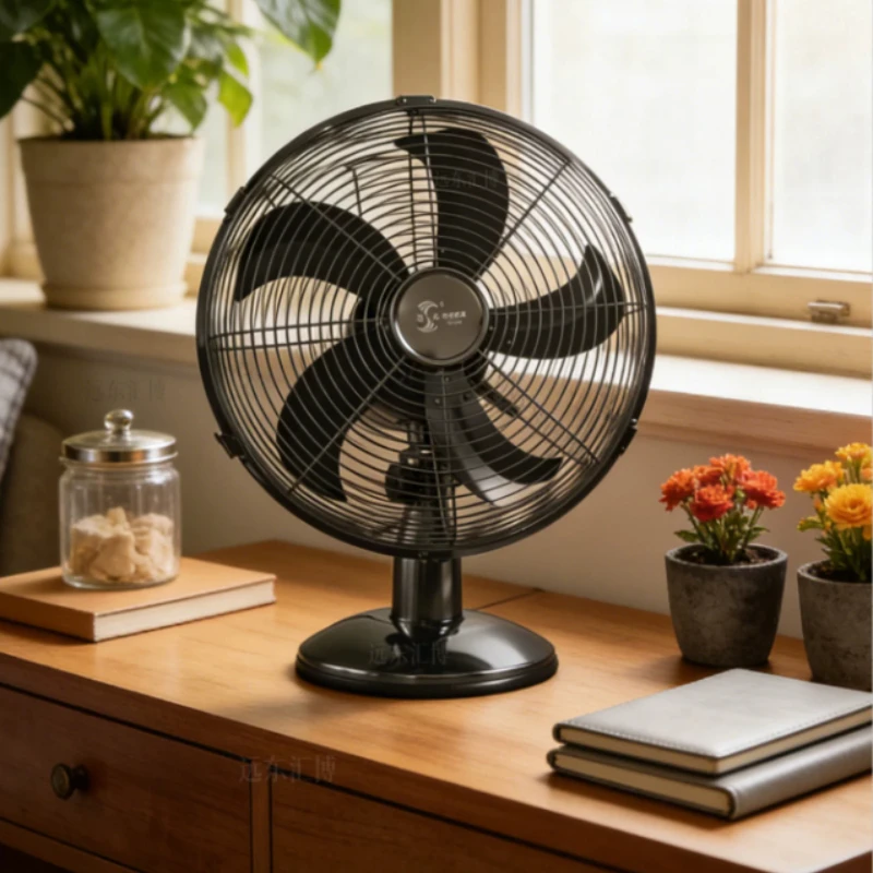 ventilateur-oscillant-de-bureau-classique-puissant-ventilateur-de-table-rafraichissant-ventilateurs-metalliques-adaptes-a-l'apparence-decorative-retro-pour-les-bureaux-a-domicile