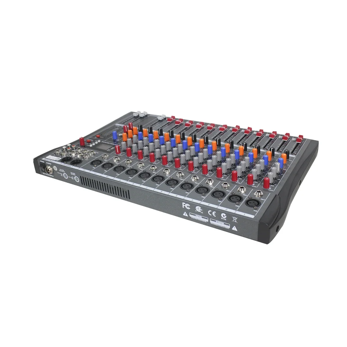 Professional Mixer 6/8/12/16 Channels Analog Audio Mixer with Bluetooth & MP3