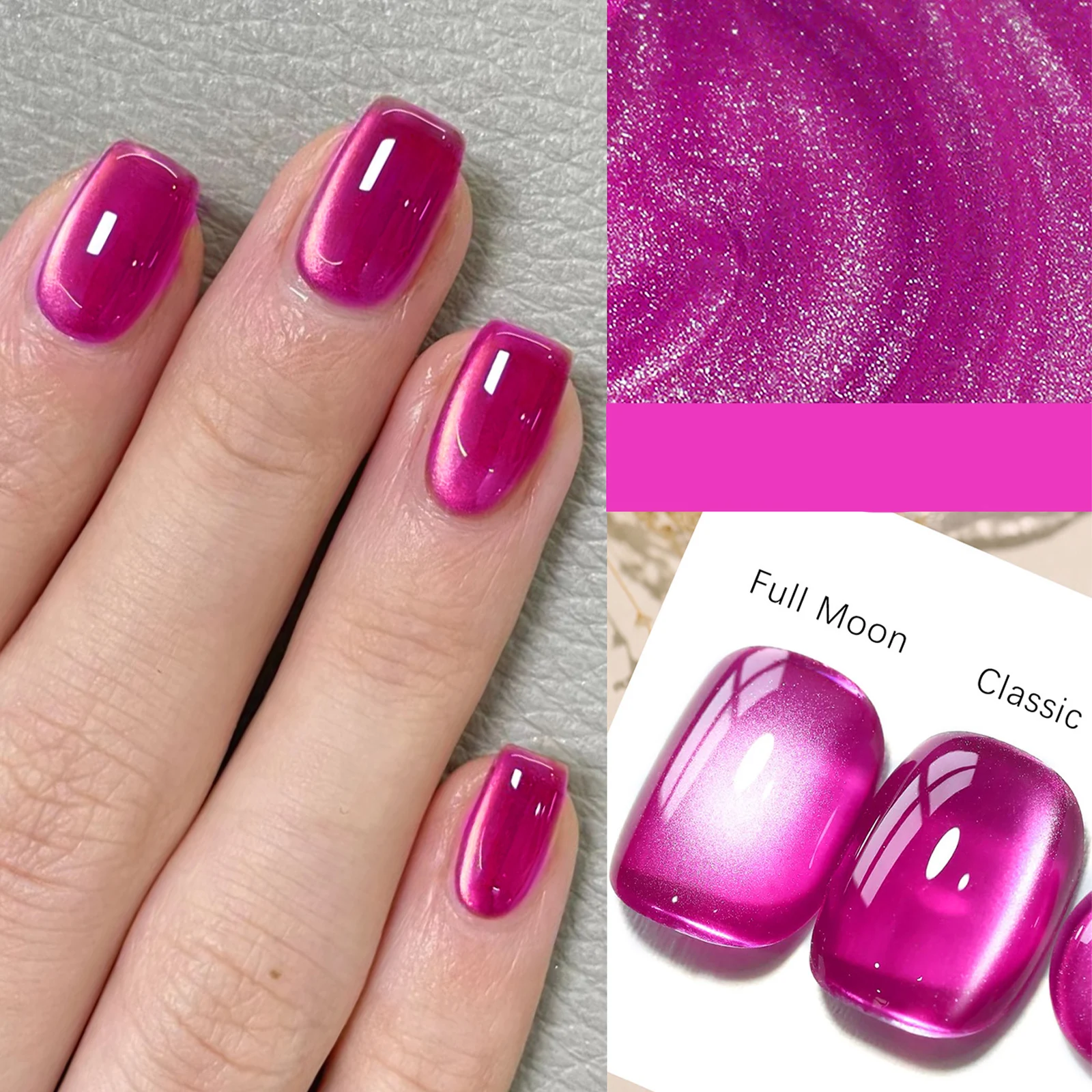 7.5ml cat eye magnetic gel nail polish jelly amber pink semi-permanent nail polish UV LED nail gel varnish polish nail supplies