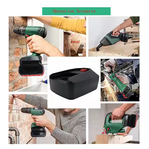 B02B-Battery Converter for Bosch 18V GBA Battery Conversion for Bosch 18V PBA Lithium Battery for Bosch CH Green Tool