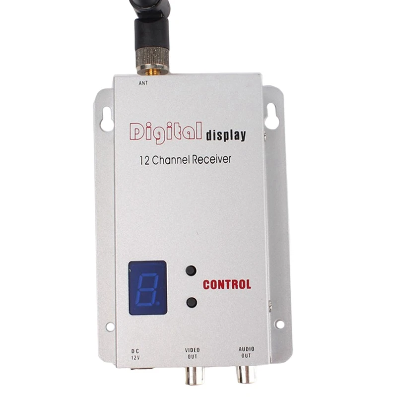Penerima Video FPV 1.2G 1.3G, VRX 12CH FPV dengan tampilan Digital-92Dbm untuk Drone FPV Model RC