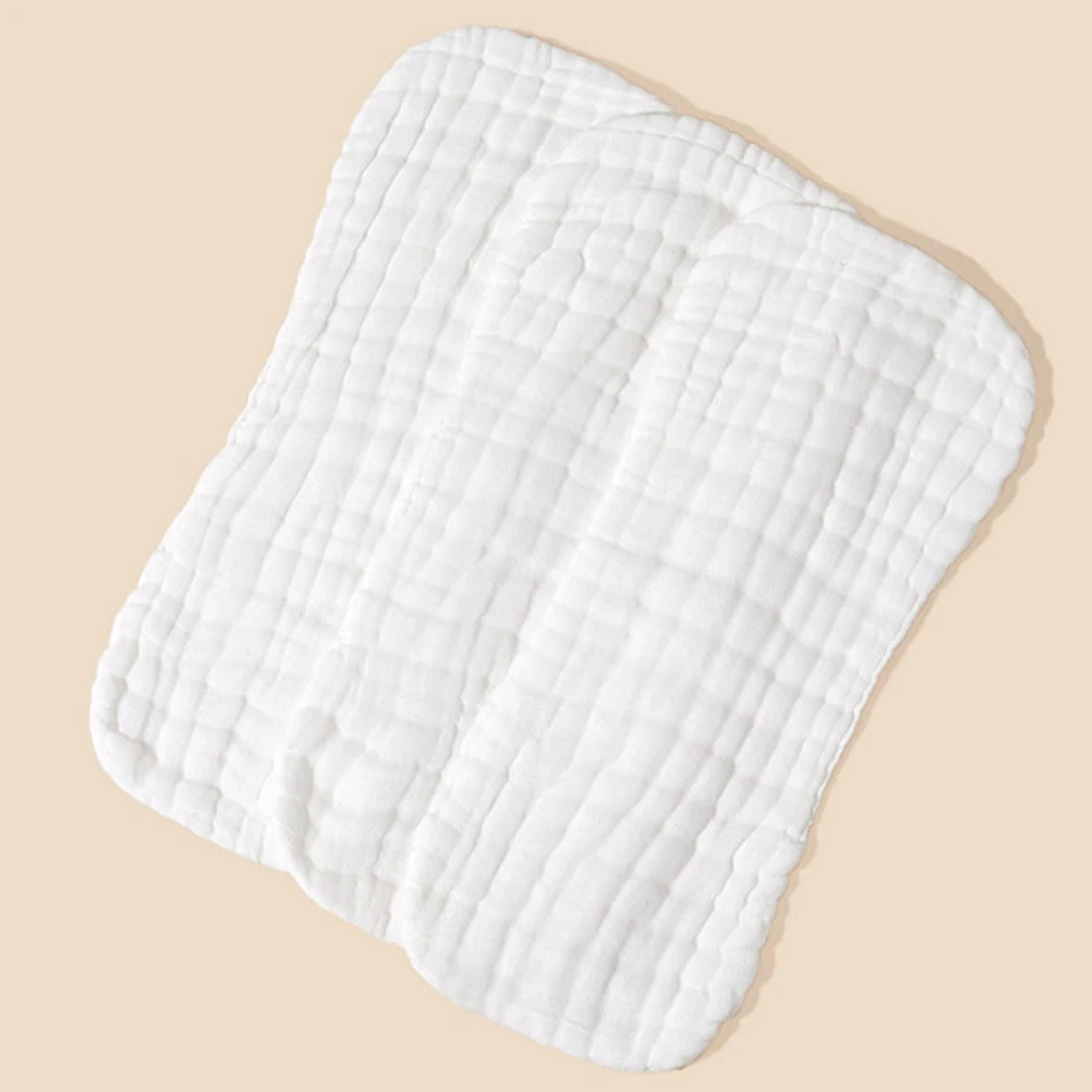 

5pcs Pure Cotton Baby Diapers White 35x15cm Breathable Cloth Newborn 0 3M Reusable Washable Muslin Burp Pee Shield diapers