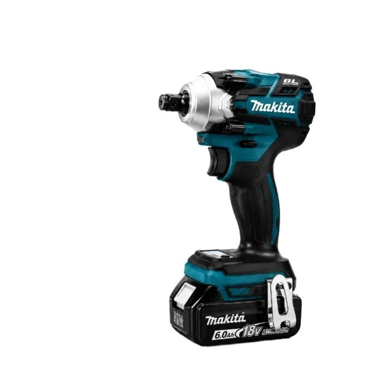 Makita DTW285Z Original 18V LXT Bürstenloser Schlagschrauber 280Nm mit 6,0Ah Akku, Leistungsstarker Akku-Schrauber für Professionelle Arbeiten, Makita Elektrowerkzeug, Lagerbestand in Europa,
