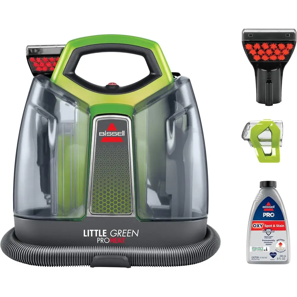 

Портативный глубокий очиститель/пятновыводитель Little Green Proheat и средство для чистки автомобилей/детейлер для авто с функцией самоочистки HydroRinse или для ковров и других поверхностей
