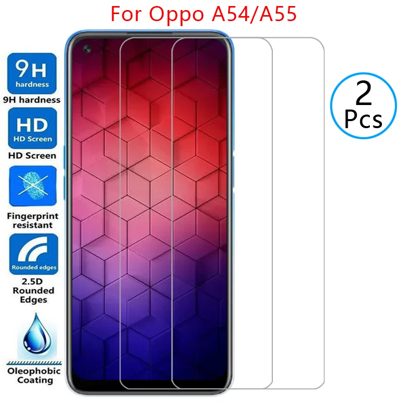 screen protector for oppo a54 a54s a55 a55s protective tempered glass oppoa54 oppoa55 a 54 55 s 54s 55s 54a 55a 4g 5g film opo