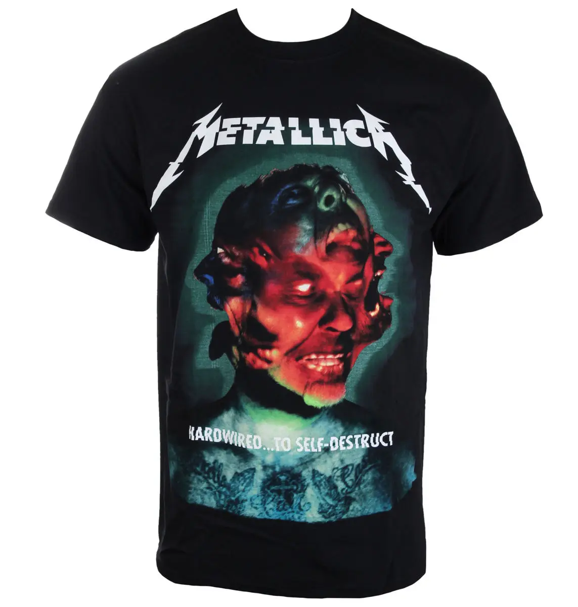 Y2K Sale Metallica Grafik Baumwoll-Band-T-Shirt Unisex Sommer Kurzarm Mode Marken-T-Shirt Luxus Casual Vintage Tees – Detail 6