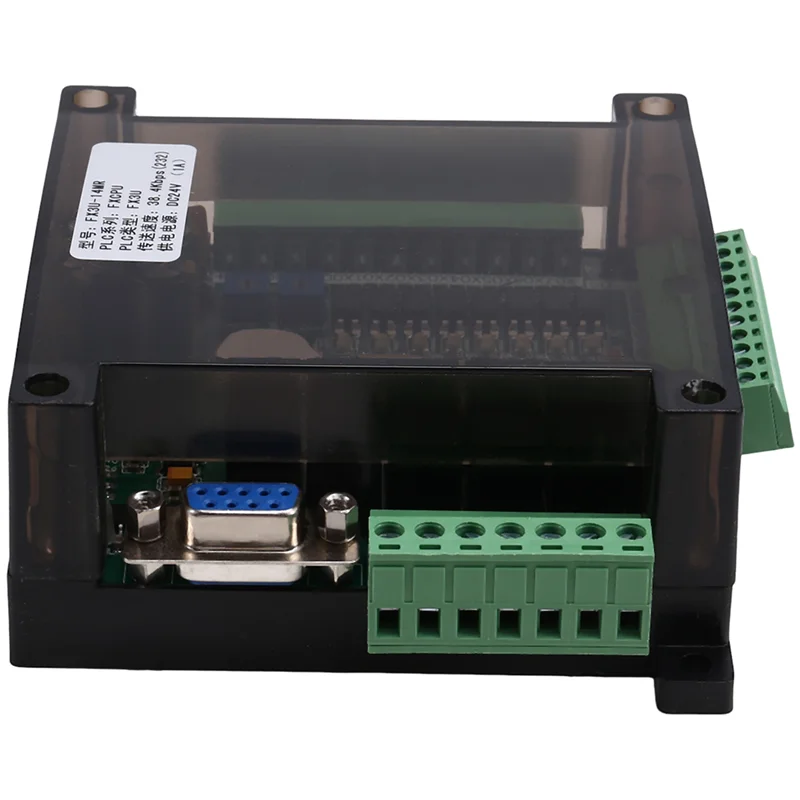 A99E-FX3U 14MR 6AD 2DA RS485 8 entradas 6 salidas de relé 6 entradas analógicas 2 salidas analógicas (0-10 V) Placa controladora PLC
