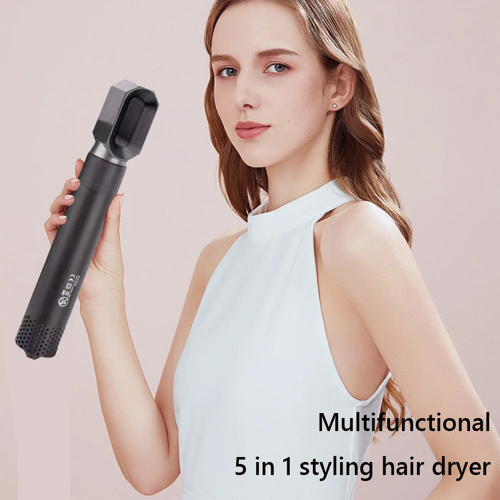 5 in 1 Hair Dryer Brush Hot Air Styler Auto Hairstyler Hairdryer Hair Straightener for Volumizing Curling Straightening