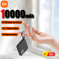 Xiaomi 10000mAh Power Bank Mini Super Fast Chargr Portable External Battery Pack Powerbank Spare Batteries for iPhone Samsung