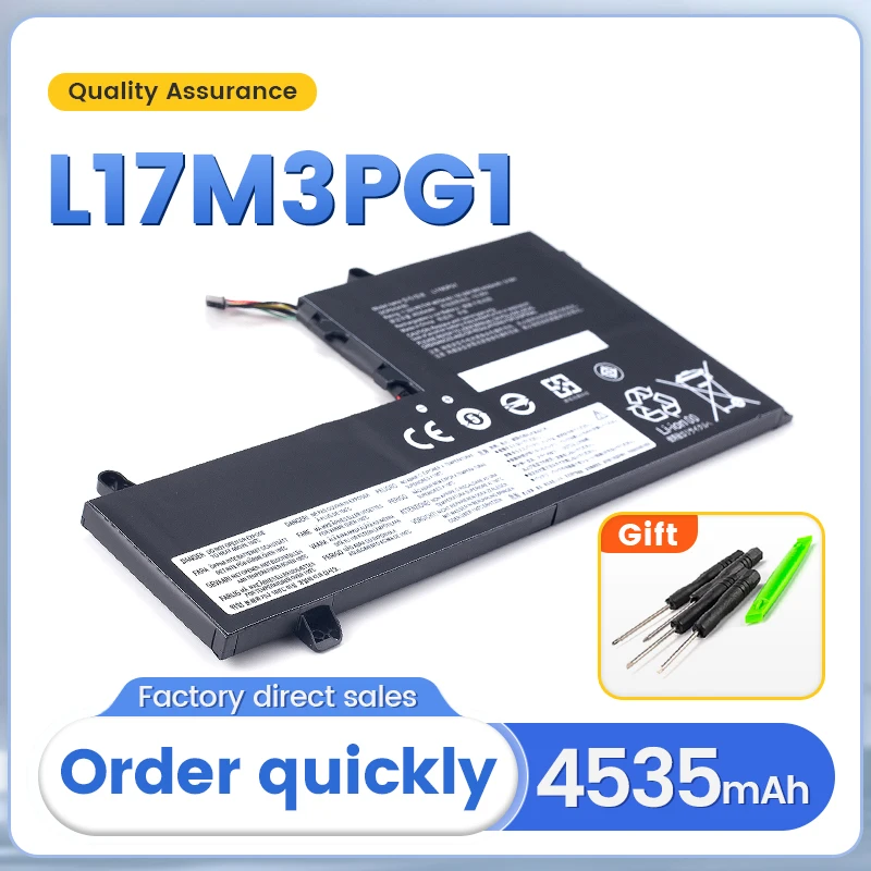 SOMI L17M3PG1 L17M3PG2 L17C3PG2 Laptop Battery for Lenovo Legion Y530 Y540-15IRH Y530-15ICH Y730ICH Y7000 Y7000P 51Wh