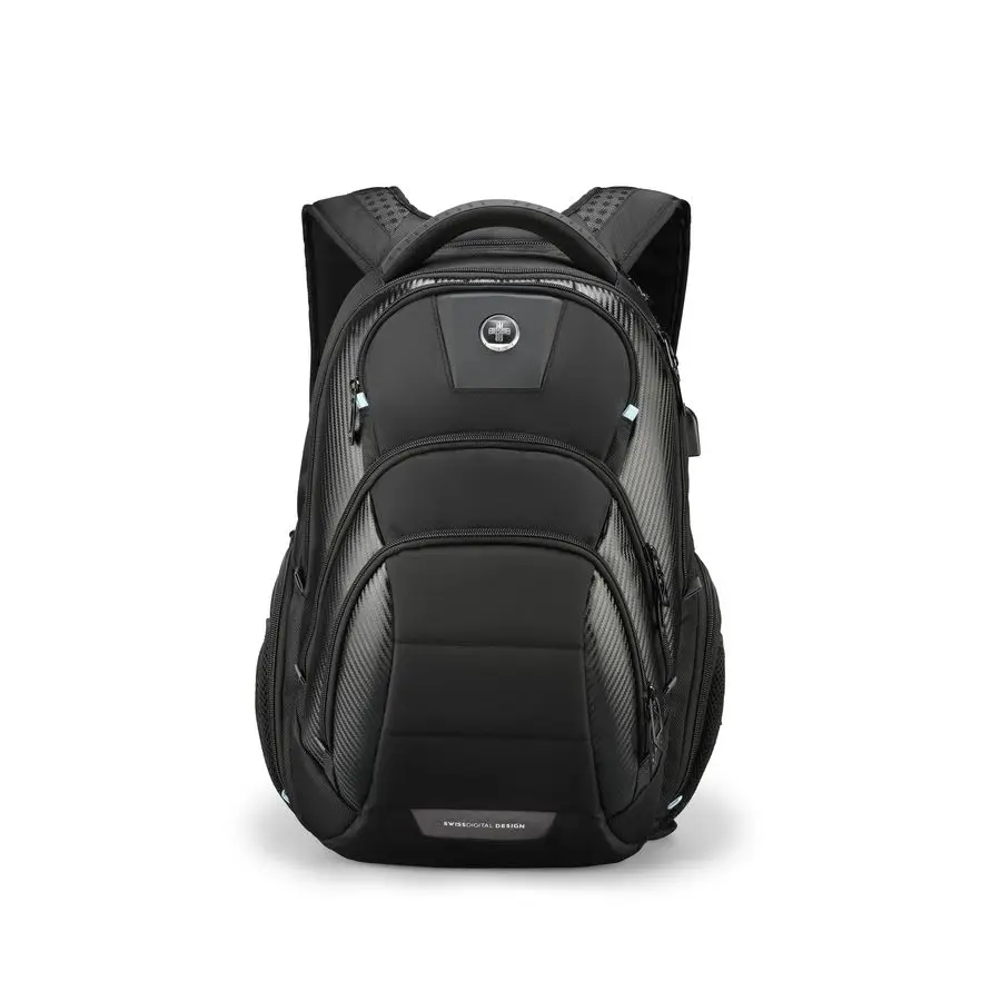 

Design TSA Business Laptop Backpack for Men, Large Capacity Travel Backpack with Apple Find My Network and USB Charging Port Tec