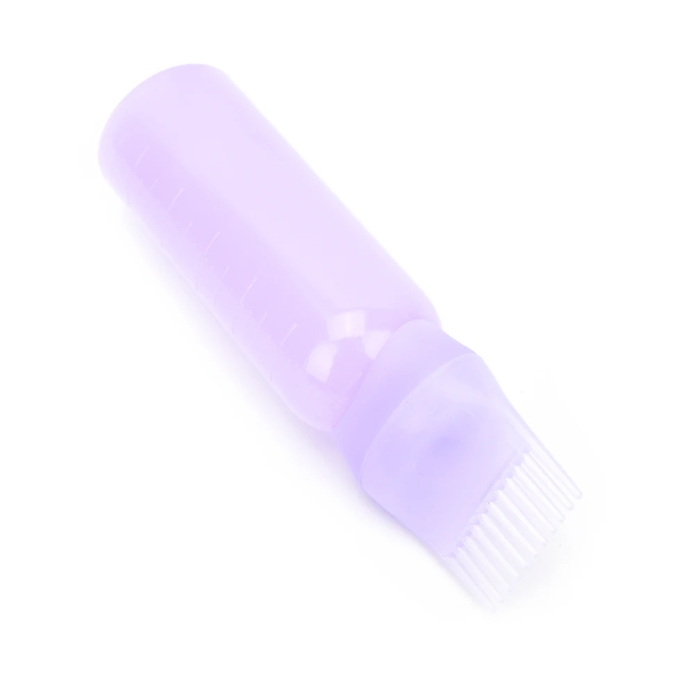 1PC 170ml Hair Dye Bottle Applicator Comb Dispensing Salon Hair Coloring Dyeing Dry Shampoo Bottle With Teeth