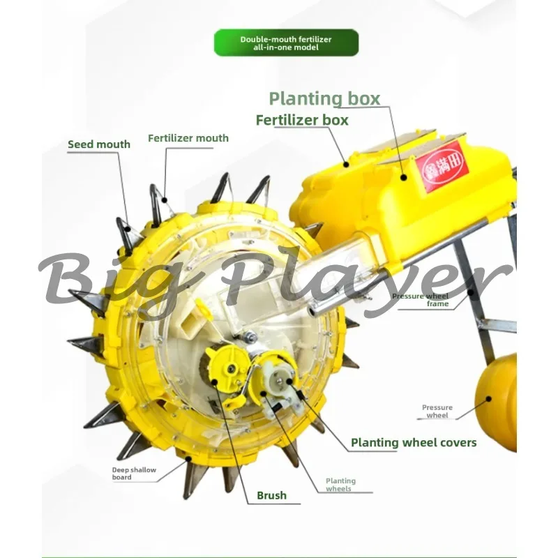 Ручная сеялка для арахиса, кукурузы, сои, сеялки для артефактов, новая автоматическая маленькая многофункциональная сеялка по требованию