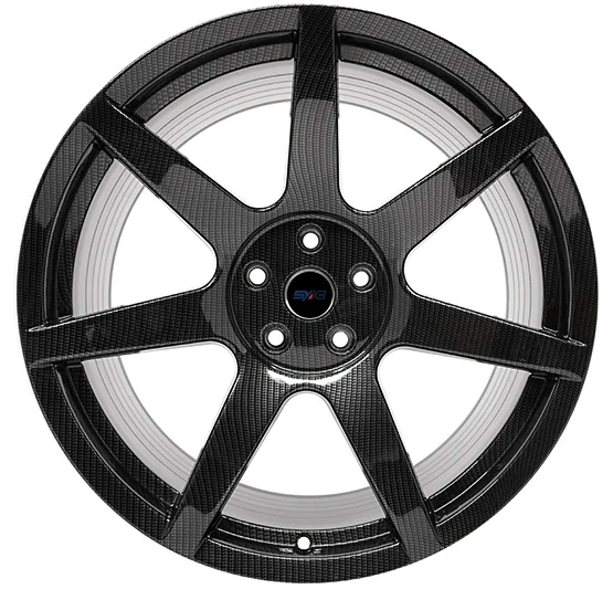 22 Inch 2-Piece Lightweight Carbon Fiber Forged Wheel Rim, 5x127 PCD Alloy Hub For Sports Car Modification