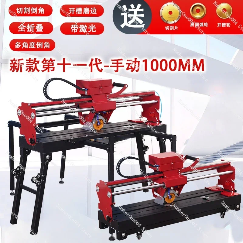 Applicable to Desktop Tile Chamfering Machine 45 Degree Angle Cutting Machine Marble Bevel Edge Cutting Machine Small